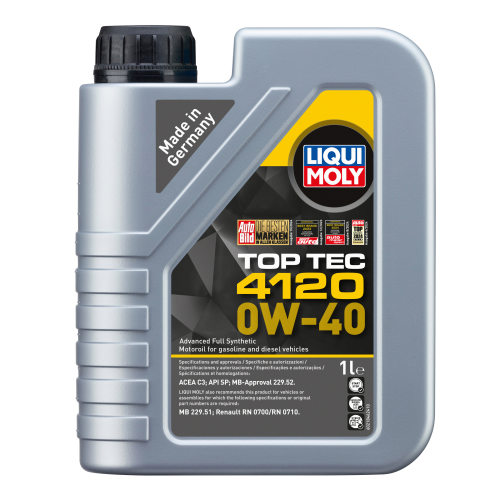 Синтетическое моторное масло Top Tec 4120 0W-40 - 1 л